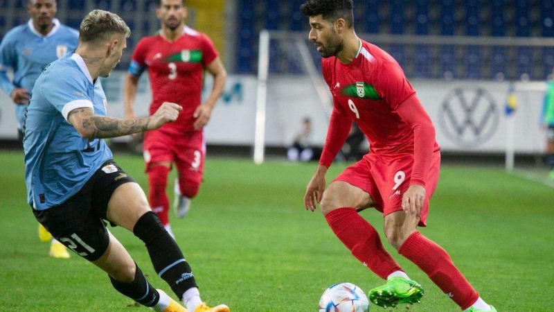 美国国家队的世界杯对手伊朗队在友谊赛中取得了对乌拉圭的不愉快胜利